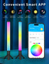 360 16 3 DAYBETTER Smart LED Light Bars, RGB Light Bars with Million Colors, Smart Gaming Lights with Music Sync