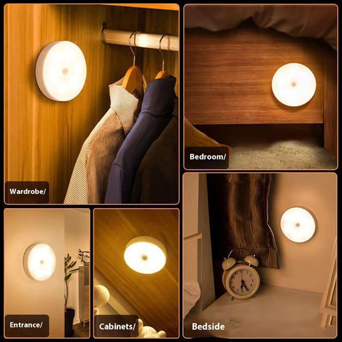 LianGSanSan LED Motion Sensor Night Light, Wall Sconce for Living Room, Bedroom, Bathroom, Kitchen, Dining Room
