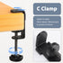 Desk Organizer Clip-on Cup Holder, Pencil Holder for Beverages & Phone Storage, Office Accessories