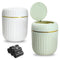 HOSTK 2 Pcs Mini Desktop Trash Can with 5 Rolls of Trash Bags,