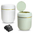 HOSTK 2 Pcs Mini Desktop Trash Can with 5 Rolls of Trash Bags,