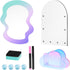MoKo Locker Accessories Set, 5 in 1 Back to School Supplies, Magnetic Acrylic Board, Locker Mirror, Markers Holder