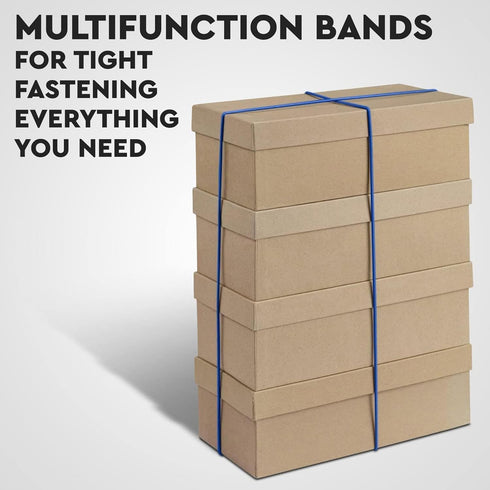Set 6 13 33 Trash Can Rubber Bands of - Elastic Garbage Can Bands with Metal Connector, Fits to Gallon Trash Bags