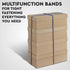 Set 6 13 33 Trash Can Rubber Bands of - Elastic Garbage Can Bands with Metal Connector, Fits to Gallon Trash Bags