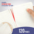 Small Notebook - College Ruled, 3 Pack (3 colors), 3.7x5.7 in Pocket Notebook, Mini Hardcover Lined Note Pads
