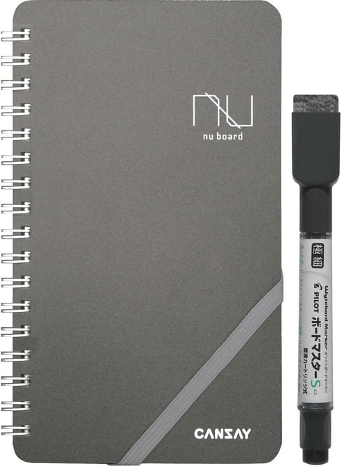 Nu Board Memo Notebook, 4 x 7 inch, NGSH03FN08, Whiteboard, Mini Dry Erase, Environmentally Reusable