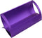 CellCase Innovative Q Shape Stainless Steel Business Name Card Holder, Desktop, Creative Design, Purple