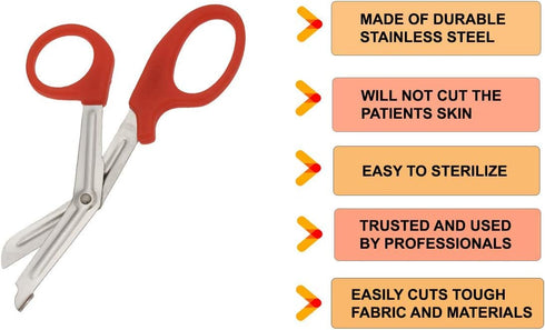 (5.50", SURGICAL ONLINE EMT Shear, Paramedic Scissors, Rescue, Trauma, First Aid, EMS, First Responder, Nurses