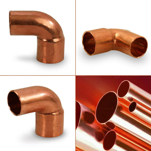 Supply Giant DDTO0034 90 Degrees Street Elbow with Short Turn, 3/4, Copper