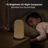 Touch Bedside Table Lamp, 3 Way Dimmable Small Lamp with RGB Mode for Bedroom, LED Lamp with Warm White Lights.