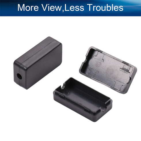 Auniwaig 10Pcs Plastic Electronic Project Junction Box Enclosure, Dustproof Waterproof Project Boxes for Indoor Outdoor