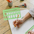 Circle Templates, 3 Pack Ellipse Drawing Stencils for Drafting and Measuring Tools for Artist Design and Drawing Aid