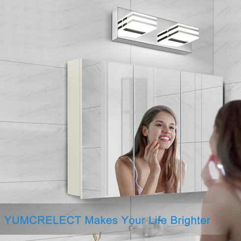 2 12W 14 Inch LED Vanity Light Bar light Bathroom Mirror Light Fixtures Modern Bath Lamps Over Mirror Bathroom Wall