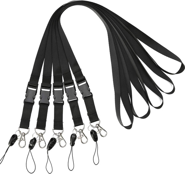 YOUOWO Office Neck Lanyards, Detachable Buckle Quick Release Safety Lanyard for ID Badge, Key, Cell Phones