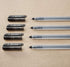 czxwyst 8761 Basic Liner Gel Ink Pens, 0.5mm Fine Point (Black Color 12-Pack)