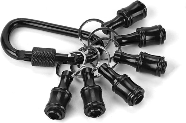 1/4 Inch Bit Holder Keychain, Hex Screwdriver Bits Holder Extension Bar for Electric and Hand-held Screwdrivers