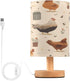 ALAZA Chicken Flower Pot Farm Animal Bedside Table Lamp with USB Port