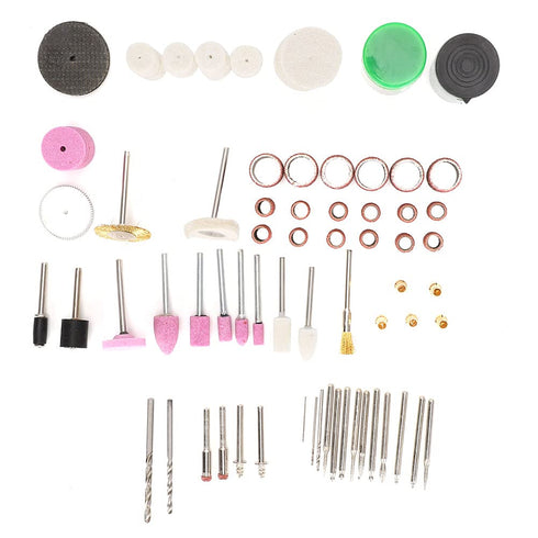 125PCs Grinding Polishing Rotary Tool Kit for Mini Drill Electric Grinder Accessories (Mini Grinder Accessories Set)