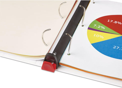 Universal UNV30752 3 in. Capacity Deluxe Easy-to-Open D-Ring View Binder, White