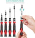 ORIA Precision Screwdriver Kit, Mini 60 in 1 Small Screwdriver Set with 56 Bits, Red