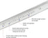 Double Box End Ratcheting Wrench, 14mm x 17mm Metric 72 Teeth 12 Point Ratchet Gear Spanner Tools