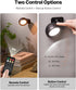 2PCS 360 Dimmable 4-Level VEVOR LED Wall Sconces, Rechargeable Battery Operated Wall Sconces Lamps with Remote Control