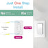 Remote Control Outlet Plug with Remote Switch, Long Range Wireless Remote Light Switch for Lamps and Appliances