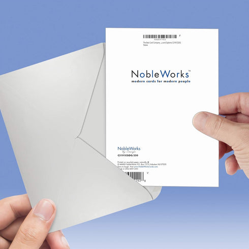 The Best Card Company Graduation Greeting Card with Envelope, Congratulations Graduate Notecard for School, College