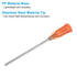 PATIKIL 15Ga x 1.5 Inch Dispensing Needle Tips, 10Pcs Stainless Steel and Plastic Glue Needle Tube Blunt Tips
