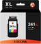 COCCINK 241XL Color Ink Cartridge for Canon Pixma Printers, CL-241 XL 241 (1 Tri-Color)