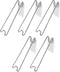 MY MIRONEY 5Pcs Silver Metal Adhesive Easel Back Stand for Photo, Paintings Display, 7.09" Height