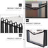 File Holder Transparent File Folder for Document Expanding File Wallet - A4 Wallet Plastic Wallets Clear Poly Envelopes