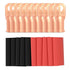 Sanuke 10pcs 1/0 AWG-3/8 Battery Lugs, Heavy Duty Wire Lugs with 3:1 Heat Shrink Tubing