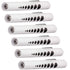 NOVAMEDIC 6 Pack Disposable LED Pen Light with Pupil Gauge, Medical Diagnostic Penlight