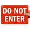 SmartSign "Do Not Enter" Sign, 7" x 10" Plastic