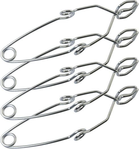 4pcs Steel Wire Test Tube Clamp 145mm for 5-40mm Tube Laboratory Testing Holder Tool