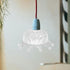 E27 Bulb 43mm Zerodeko Crown Shape Plastic Lampshade Cover round Ceiling Light Shade Diameter for Bedroom Bedside Wall
