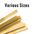 1/12" x 1" x 10" Brass Flat Bar, 12 Gauge Metal Sheet Stock for Crafts, Models, Repairs (2 * 25 * 250mm)