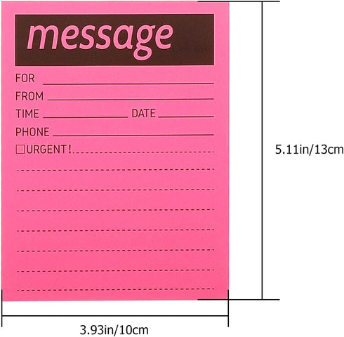 SEWACC Sticky Phone Message Pad - 9 Books Adhesive Message Notepads for Work Call Office Supplies