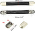 uxcell Luggage Handle, 210mm Length Strap Grip Replacement for Suitcase Case, Black, 2Pcs