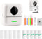 Mini Thermal Sticker Printer with 11 Rolls Paper, Portable Bluetooth Pocket Printer for iOS & Android, DIY, Label