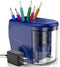 Heavy-Duty Electric Pencil Sharpener with Adapter/Battery Operated for No.2 Pencils (6-8mm) with Auto Stop & Brush