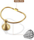 WOLIBEER Brass Towel Ring, Antique Hand Towel Holder Hanger, Round Bathroom Wall Mounted Accessories