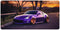 Large Gaming Mouse Pad, Purple JDM Car Racing Sunset, Extended Keyboard Computer Pad 23.6 x 11.8 inch