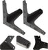 4pcs 13cm Metal Triangle Sofa Legs Couch Feet Cabinet Dresser Replacement Furniture Legs Matte Black for Coffee Table