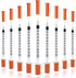 U-100 Syringes with Needle, 30G 5/16" (8mm) 1ml/cc Disposable Syringe, Individual Wrapped, 30PACK