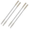 4 PCS Stainless Steel Lab Spatula, 6" Length Mini Double Ended Micro Spoon, Round & Tapered Arrow End, Laboratory