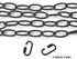 19-Feet 2 LNC Pendant Lighting Fixtures Chains, Ceiling Extra Loop Extension for Chandelier, Buckles, Black