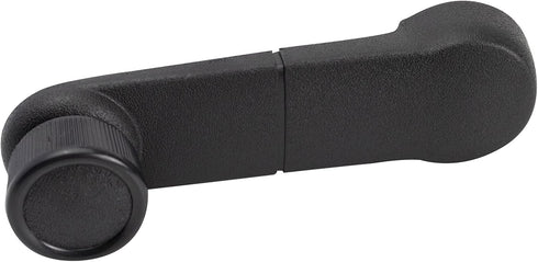 TRQ Driver & Passenger Side Window Crank Handle Set, Black Compatible with 86-08 Ford, 86-94 Mercury