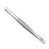 Stainless Steel Lab Forceps with Straight Flat Broad Tips, Perfect for Handling Membranes (4.75 in.)
